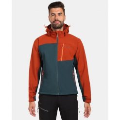 Męska kurtka softshell Kilpi ONTAVIO-M. Zielone kurtki męskie Kilpi, m, bez wzorów, z softshellu, trekkingowe. Za 422.05 zł.