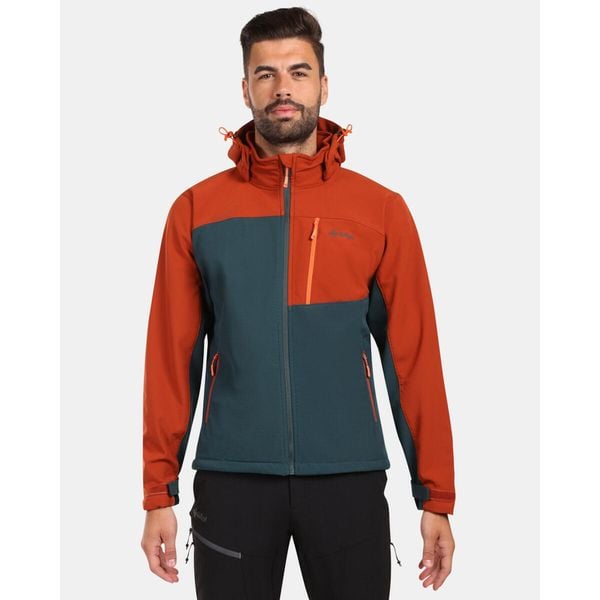Męska kurtka softshell Kilpi ONTAVIO-M. Zielone kurtki męskie Kilpi, m, bez wzorów, z softshellu, sportowe, bez kaptura. Za 422.05 zł.
