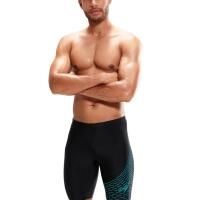Jammery kąpielowe męskie Speedo Medley Logo Jammer. Czarne kąpielówki męskie Speedo, m, bez wzorów, do pływania. Za 306.26 zł.