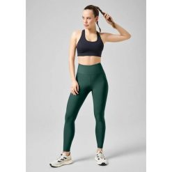 Legginsy Damskie Fitness Casall Z Wysokim Stanem. Zielone legginsy damskie Casall, bez wzorów. Za 239.00 zł.