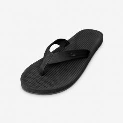 Męskie japonki - Easy Living Black. Czarne klapki męskie INDOSOLE, z nylonu, sportowe. Za 154.00 zł.