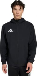 Kurtka męska adidas Entrada 26 All Weather czarna JZ9101 XL. Czarne kurtki męskie Adidas, m, bez wzorów, bez kaptura. Za 214.49 zł.