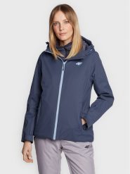 4F Kurtka narciarska H4Z22-KUDN001 Granatowy Regular Fit. Niebieskie kurtki sportowe damskie 4f, na zimę, m, bez wzorów, z syntetyku, bez kaptura, narciarskie. Za 349.99 zł.