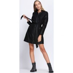 Czarny Płaszcz Black Honey. Płaszcze damskie marki FOUGANZA. Za 194.99 zł.