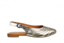 Sandały Bayla-161 037 117 130 Silver Kristal 161686, Srebrny, Skóra naturalna - 36. Szare sandały damskie Bayla, bez wzorów, z materiału, bez obcasa, na płaskiej podeszwie, bez zapięcia. W wyprzedaży za 152.10 zł.