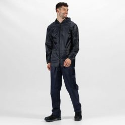 Kurtka Outdoor Męska Classics Stormbreak Wodoodporna. Niebieskie kurtki męskie Regatta, m, bez wzorów, z materiału, z kapturem. Za 149.99 zł.