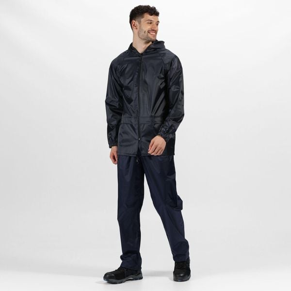 Kurtka Outdoor Męska Classics Stormbreak Wodoodporna. Niebieskie kurtki męskie Regatta, m, bez wzorów, z materiału, z kapturem. Za 114.99 zł.
