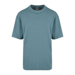 Koszulka Męska Signature Logo Tall. Niebieskie koszulki sportowe męskie Urban Classics, m, bez wzorów, bez kołnierzyka, bez ramiączek, trekkingowe. Za 95.99 zł.