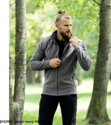 Ardon JOFLEX - Bluza polarowa męska ARDONJOFLEX czerwony S - jasno-szary H2208 4XL. Czerwone bluzy męskie Ardon, m, bez wzorów, z polaru, bez kaptura. Za 85.48 zł.