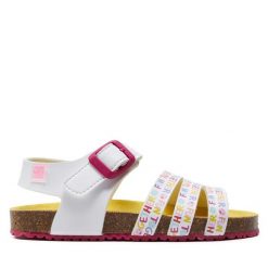 Sandały Agatha Ruiz de la Prada. Białe sandały dziewczęce Agatha Ruiz de la Prada, bez zapięcia. Za 229.99 zł.
