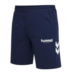 Szorty Hummel Legacy 2.0. Niebieskie krótkie spodenki sportowe męskie Hummel, m, bez wzorów, trekkingowe. Za 217.00 zł.