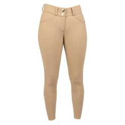 Damskie spodnie jeździeckie o pełnej przyczepności Kentucky Horsewear Miami. Brązowe spodnie materiałowe damskie KENTUCKY HORSEWEAR, bez wzorów, z materiału. Za 725.00 zł.