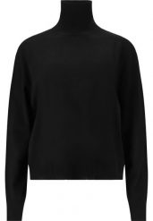 Damski sweter z golfem Athlecia Dava. Czarne swetry damskie Athlecia, bez wzorów, z elastanu, eleganckie, bez kołnierzyka, bez ramiączek, bez kaptura. Za 194.00 zł.