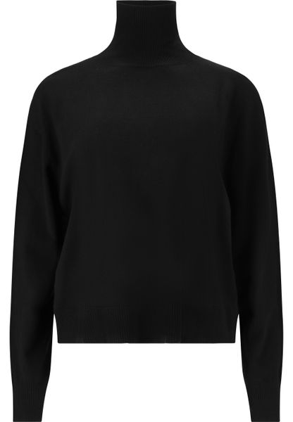 Damski sweter z golfem Athlecia Dava. Czarne swetry damskie Athlecia, bez wzorów, z elastanu, eleganckie, bez kołnierzyka, bez ramiączek, bez kaptura. Za 194.00 zł.