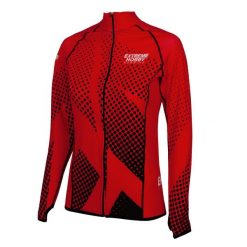 Bluza damska do biegania rozpinana EXTREME HOBBY HALFTONE. Czerwone bluzy damskie EXTREME HOBBY, na jesień, xs, bez wzorów, z elastanu, bez kaptura. Za 199.00 zł.