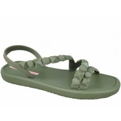 Buty do chodzenia damskie Ipanema Meu Sol Flatform Ad. Zielone obuwie sportowe damskie Ipanema, bez wzorów, z materiału, na fitness i siłownię. Za 139.00 zł.