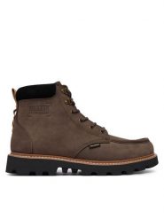 Palladium Trzewiki Trooperlite Grit Zip 04985-249-M Brązowy ciemny. Brązowe botki męskie Palladium, bez wzorów, z nubiku, bez zapięcia. Za 799.99 zł.