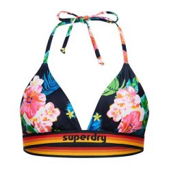 Damski top do kostiumu kąpielowego Superdry Vintage Logo Tri. Topy damskie Superdry., l, bez wzorów, z materiału, bez kołnierzyka, bez ramiączek. Za 145.80 zł.