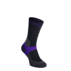 Skarpety damskie Bridgedale MTB Mid Season Weight T2 Merino Sport Boot. Czarne obuwie sportowe damskie Bridgedale, bez wzorów. Za 87.99 zł.
