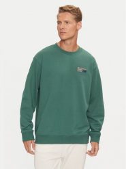 New Balance Bluza Athletics Premium Logo MT41547NUS Zielony Relaxed Fit. Zielone bluzy męskie New Balance, m, bez wzorów, z bawełny, bez kaptura. Za 229.99 zł.