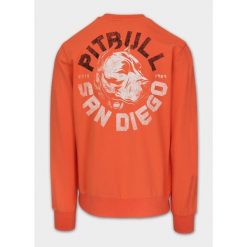 Bluza męska Pitbull DOG SD. Czerwone bluzy męskie PITBULL, l, bez wzorów, bez kaptura. Za 159.99 zł.