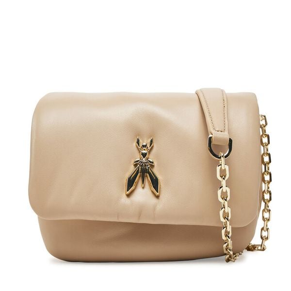 Torebka Patrizia Pepe. Brązowe listonoszki damskie Patrizia Pepe, bez wzorów, bez dodatków. Za 659.99 zł.