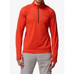 Bluza bez kaptura męska Columbia DriVenture Half Zip. Czerwone bluzy męskie Columbia, m, bez wzorów, bez kaptura. Za 329.99 zł.