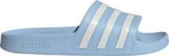 Adidas Klapki damskie adidas Adilette Aqua jasnoniebieskie IE8919 40,5. Niebieskie klapki damskie Adidas, bez wzorów, sportowe, bez obcasa. Za 109.08 zł.