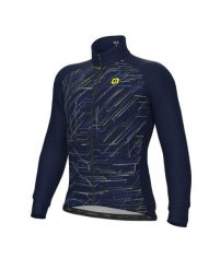Kurtka rowerowa męska Alé Cycling Solid Byte. Niebieskie kurtki męskie ALÉ CYCLING, l, bez wzorów, z elastanu, klasyczne, bez kaptura. Za 542.99 zł.