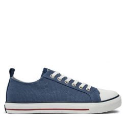 Trampki Gap. Niebieskie trampki męskie GAP, bez wzorów, bez zapięcia. Za 319.99 zł.