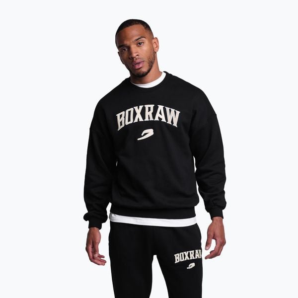 Bluza męska BOXRAW East Street Sweatshirt. Czarne bluzy męskie BOXRAW, m, bez wzorów, z bawełny, bez kaptura. Za 249.99 zł.
