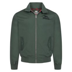 Kurtka Lonsdale Classic. Czarne kurtki sportowe męskie Lonsdale, bez wzorów, z puchu, trekkingowe. Za 379.50 zł.