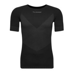 Jersey Hummel First Seamless. Czarne koszulki sportowe męskie Hummel, l, bez wzorów, z jersey, bez kołnierzyka, bez ramiączek, do piłki nożnej. Za 150.00 zł.