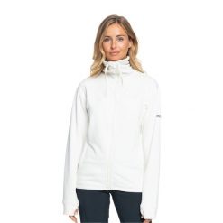 Bluza damska ROXY Vertere Full Zip. Białe bluzy sportowe damskie Roxy, m, bez wzorów, bez kaptura, snowboardowy. Za 249.99 zł.