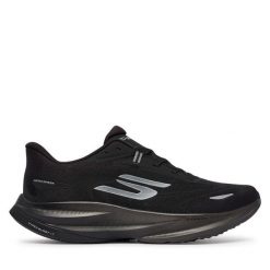 Buty do biegania Skechers. Czarne buty sportowe męskie Skechers, bez zapięcia, do biegania. Za 569.99 zł.
