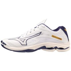 Buty halowe Mizuno Wave Lightning Z7. Białe buty sportowe męskie Mizuno, bez zapięcia, do siatkówki, mizuno wave. Za 599.00 zł.
