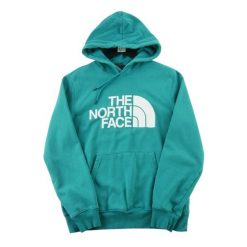 Second life - Bluza z kapturem męska The North Face - Jak nowy. Niebieskie bluzy męskie The North Face, l, bez wzorów, z materiału, z kapturem. Za 114.98 zł.