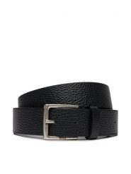 Boss Pasek Męski Rummi-Gr Sz35 50512758 Czarny. Czarne paski damskie Boss, bez wzorów, ze skóry. Za 219.99 zł.