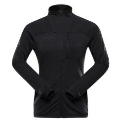 Bluza damska trekkingowa szybkoschnąca Alpine Pro Onneca 3. Czarne bluzy sportowe damskie Alpine Pro, l, bez wzorów, z elastanu, bez kaptura, rowerowe. Za 229.00 zł.