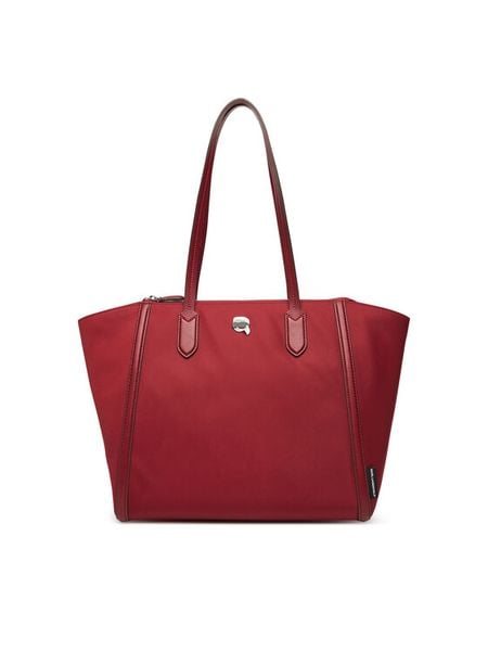KARL LAGERFELD Torebka A3W30117 Czerwony. Czerwone torebki do ręki damskie KARL LAGERFELD, bez wzorów, ze skóry, bez dodatków. Za 669.99 zł.