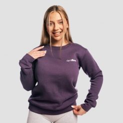 Bluza damska fitness regular fit Basic Obsidian. Czarne bluzy damskie GYMBEAM, xl, bez wzorów, z bawełny, bez kaptura, na fitness i siłownię. Za 85.90 zł.
