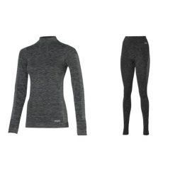 Zestaw Damskie spodnie/koszula termiczna Premium x 4. Czarne koszule damskie HEAT KEEPER, xl, bez wzorów, z bawełny. Za 511.45 zł.