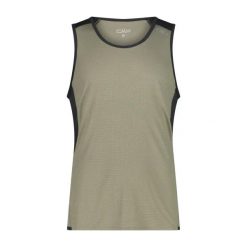 Tank top CMP Unlimitech. Zielone t-shirty męskie CMP, l, bez wzorów, z dzianiny, bez kołnierzyka. Za 176.95 zł.