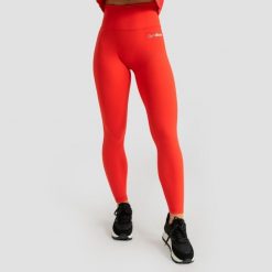Legginsy damskie fitness z wysokim stanem Limitless. Czerwone legginsy damskie GYMBEAM, s, bez wzorów, z elastanu, z podwyższonym stanem, na fitness i siłownię. Za 110.90 zł.