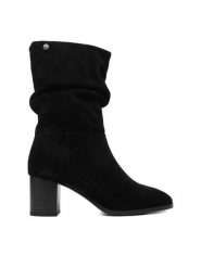 Beverly Hills Polo Club Botki CEO-WI44-BREEZE-01 Czarny. Czarne botki damskie Beverly Hills Polo Club, ze skóry, bez obcasa, na słupku, bez zapięcia. Za 469.99 zł.