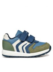 Geox Sneakersy Alben B453CA 02214 CF34B M Niebieski. Niebieskie buty sportowe chłopięce Geox, bez wzorów, ze skóry, bez zapięcia. Za 149.99 zł.