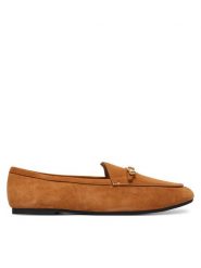 LOVE MOSCHINO Loafersy JA10031G1OJA0200 Brązowy. Brązowe mokasyny damskie Love Moschino, ze skóry. Za 839.99 zł.