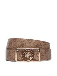 Guess Pasek BW9500 P6430 Brązowy. Brązowe paski damskie Guess, z aplikacjami, ze skóry. Za 234.99 zł.