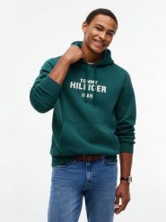 Tommy Hilfiger bluza z kapturem Mężczyźni zielony, XL. Zielone bluzy męskie Tommy Hilfiger, m, bez wzorów, z kapturem. Za 409.95 zł.