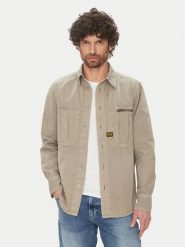 G-Star Raw Koszula D26058 D947 H120 Szary Regular Fit. Szare koszule męskie G-Star, m, bez wzorów, z bawełny, retro, bez kołnierzyka, bez ramiączek. Za 309.99 zł.